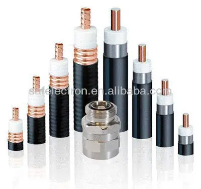 Wholesale Stranded Copper Cable 1/2'  1-1/4'  RF Feeder Cable 50 Ohm Coaxial Cable High Speed