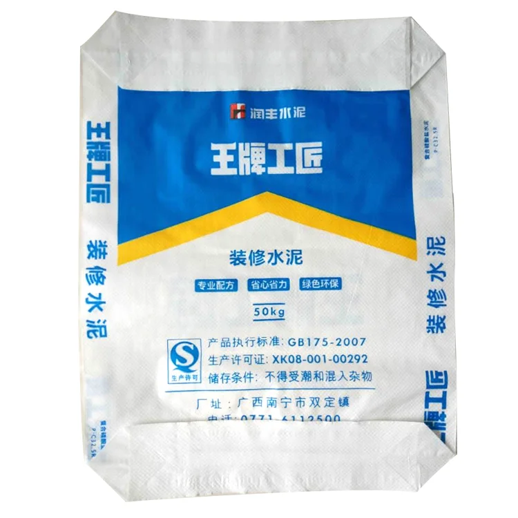 Cheap price valve 20kg 25kg 30kg 40ikg 50kg empty Pp Woven Sack Cement Bag