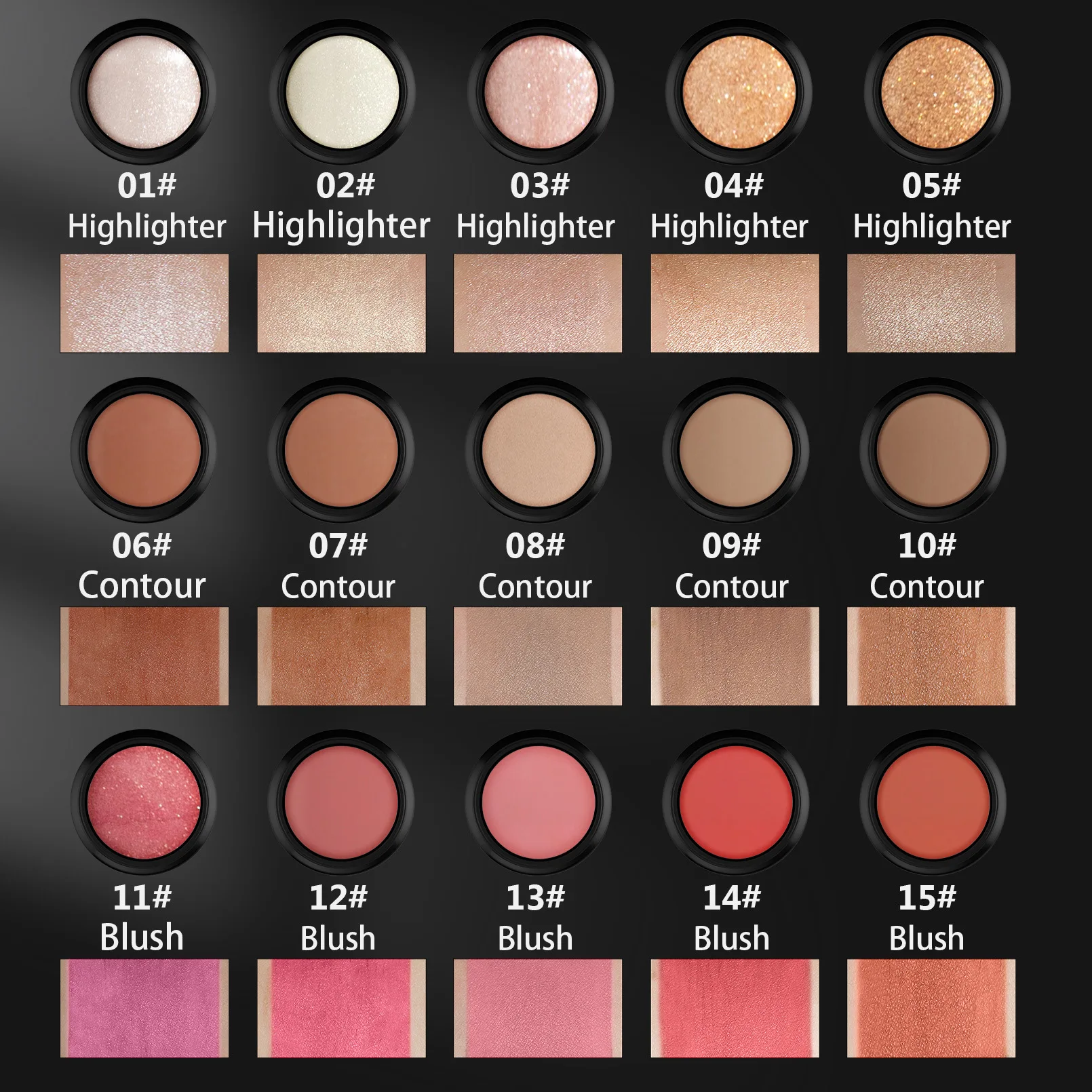 Wholesale Vegan Matte Full Coverage Bronzer Highlighter Foundation Stick Mineral Powder Makeup Stick Concealer Private Label