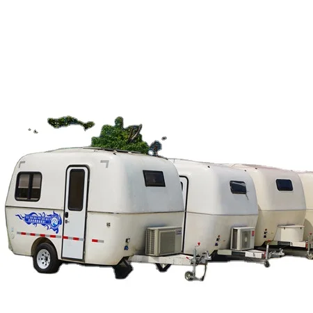 Chinese hot sale customized model RV trailer caravan for sale