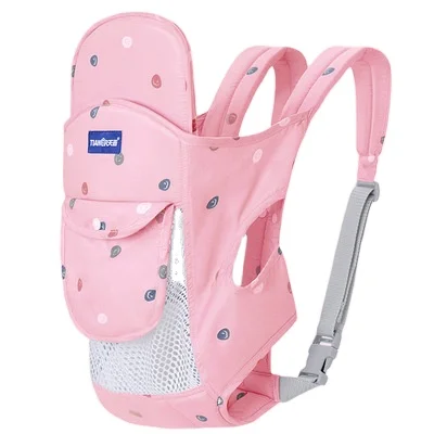 2021 Factory price Low MOQ High Quality Double shoulder 360 All Carry Positions Front Facing Baby Sling Wrap Carrier