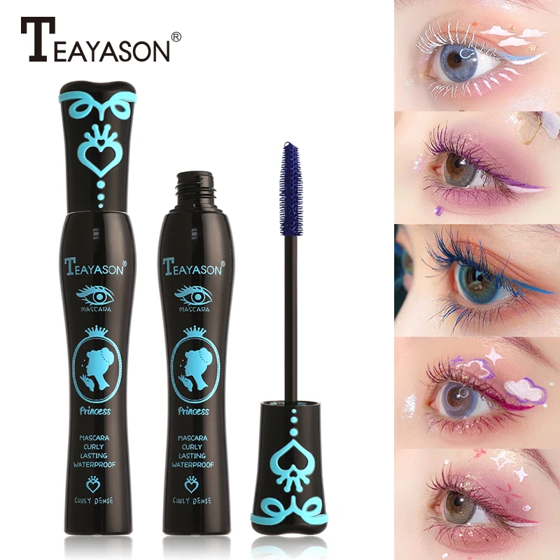 TEAYASON Eye Itembeauty Cosmetics Wholesale Makeup Naked Waterproof Mascara Private Label Colored Lashes Mascara