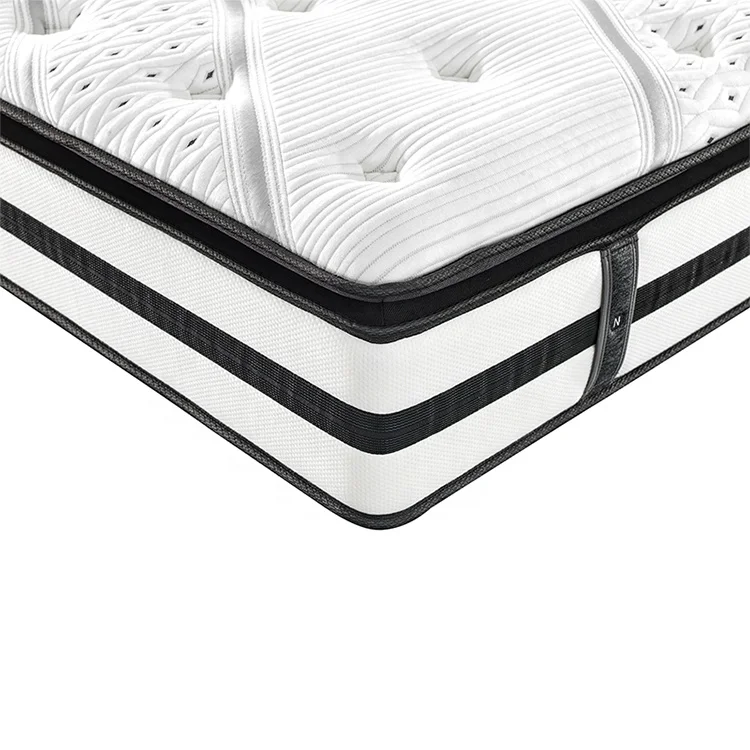 Angel Dream Pillow Top Cool Gel Memory Foam King Queen Size Pocket Spring Bed Mattress