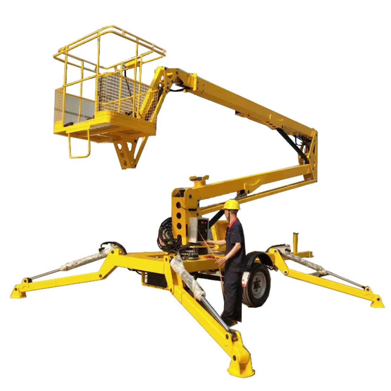 Aerial electric air conditioner 12m boom lift rental lifting mechanism