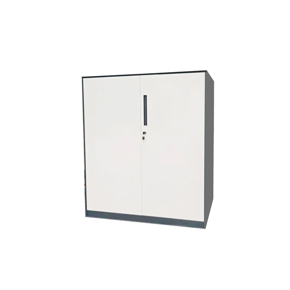 Filing Lockable Cabinet Customized Hot Sale Office Furniture, Stainless Steel Metal Wooden + White Color with Door 22mm