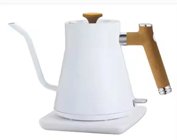 Умный цифровой Wi-Fi кофейный чайник с деревянной ручкой
