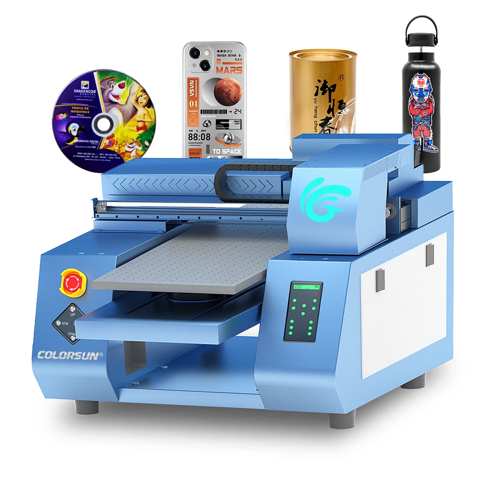 High efficiency a3 uv Inkjet Printers 3d phone case printer logo digital printing shop machines uv printer