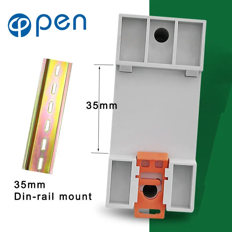Open Electric adjustable voltage relay 63a 220v automatic reset overvoltage and undervoltage protector relay