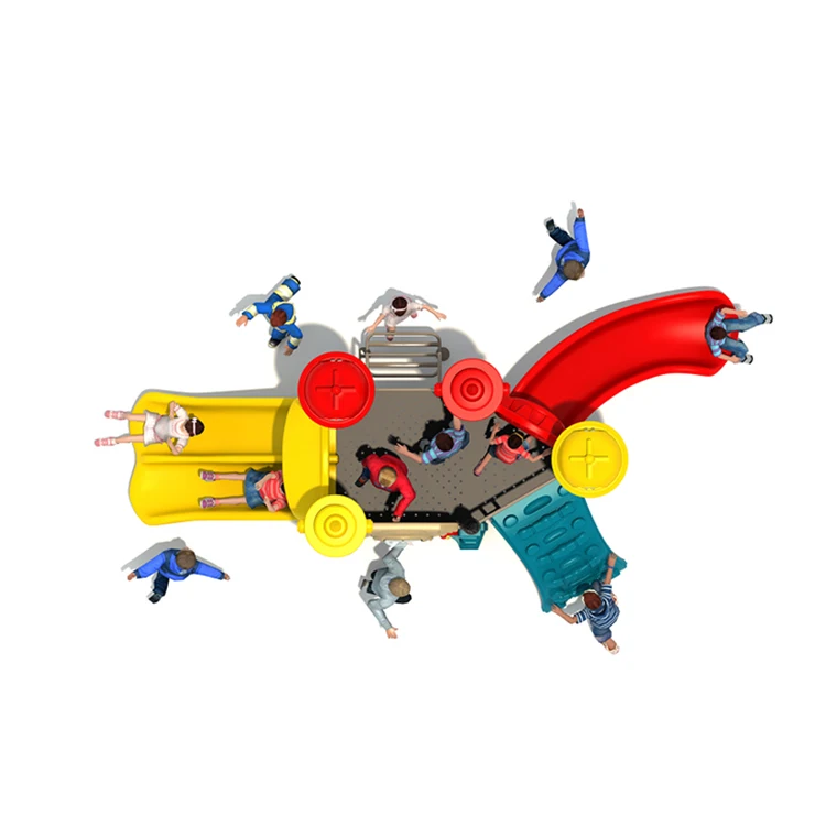 Professional Cheap Games Kids Plastic Slide Outdoor Playground
