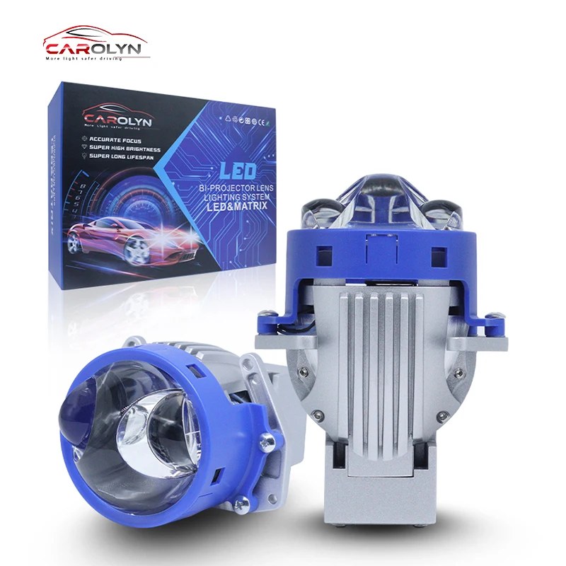 Auto Lighting Systems C-P60 Dual 3 Inch Led Projector Driving Fog Lens Lamp h11 Biled Laser Fog Light Bi Led Projector Lens