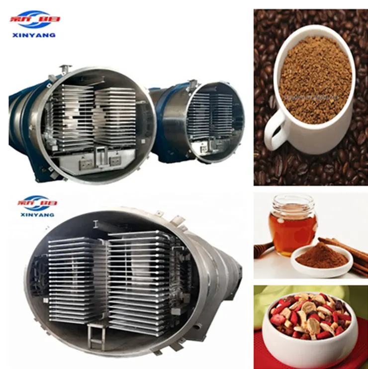 2400KG Large capacity 200m2 continuous vacuum refrigerated food freeze dryer for food,fruits,vegetables,meat