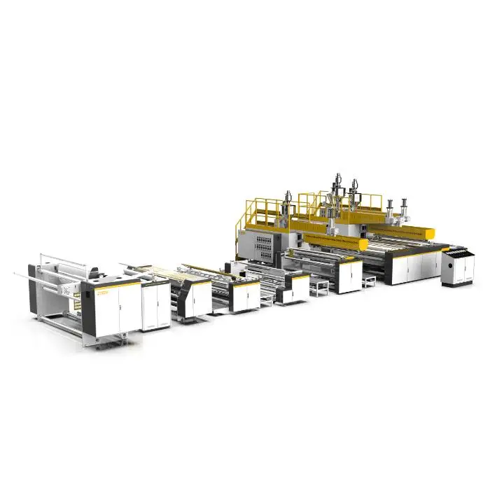 5 layers air bubble film laminated aluminum foil making machine