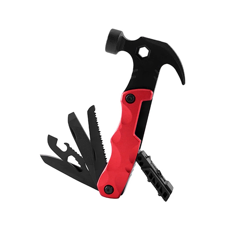 Style Outdoor Camping Survival Accessories Mini Safety Multi-Functional Hammer Multitool For Car Emergency