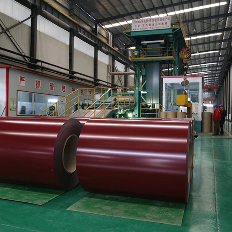 Hot sale PPGI PPGL metal sheet Color coated steel coil RAL 9003 RAL 9016 prepainted cold rolled steel Coils