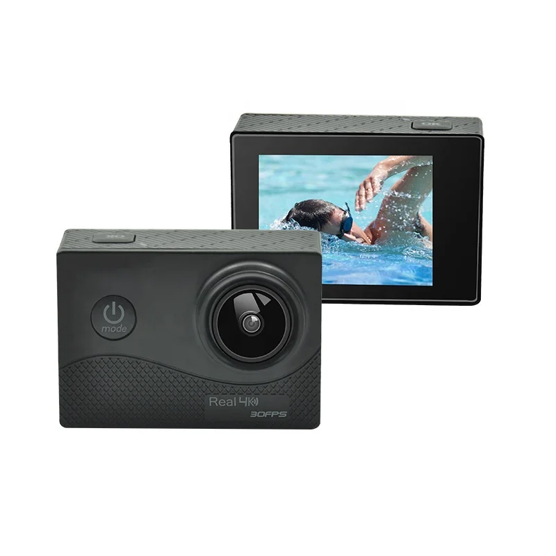 
 Популярная наружная 4K реальная камера 30 fpsa hd 2,0 дюймов wifi Водонепроницаемая Экшн камера   (62240344845)