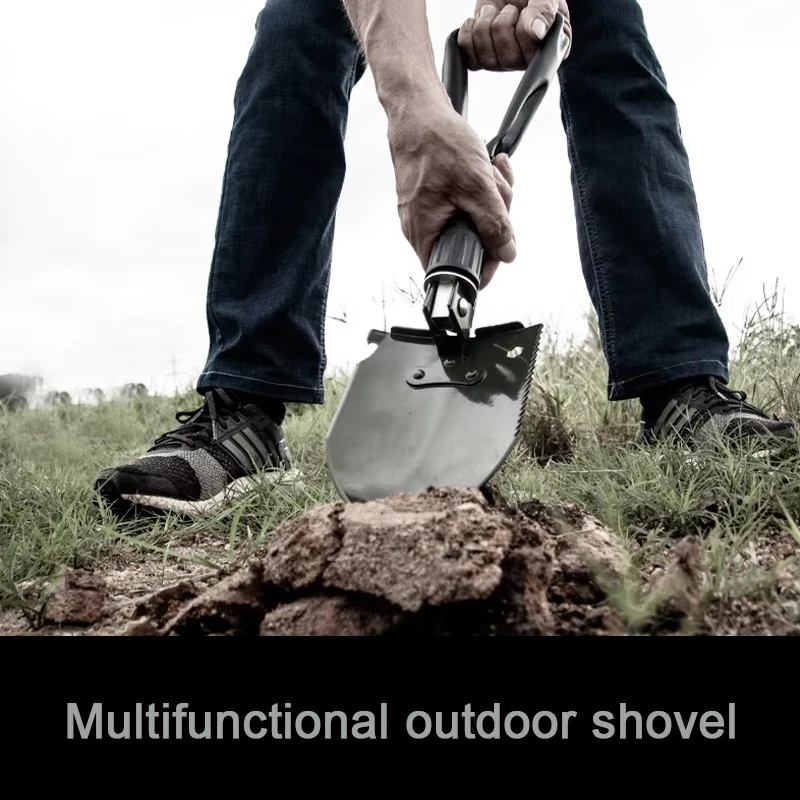 Irrigation transplant plow fishing corn multifuncional sonw tackical fireplace shovel bags multi tool with scale Handle