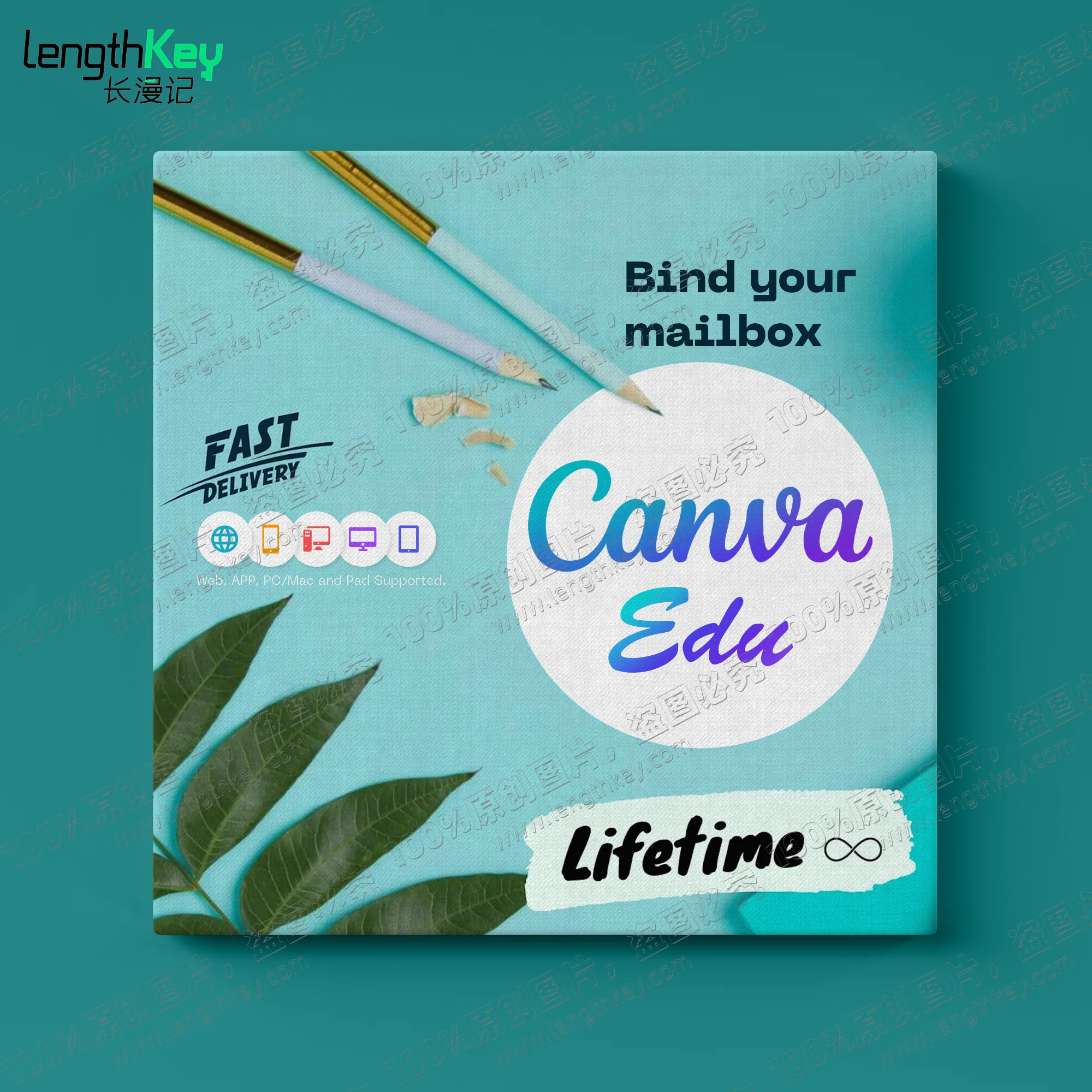 24/7 Online Canva Edu Private Account Lifetime Official Genuine Original Online Graphic Design Software Education Not Pro