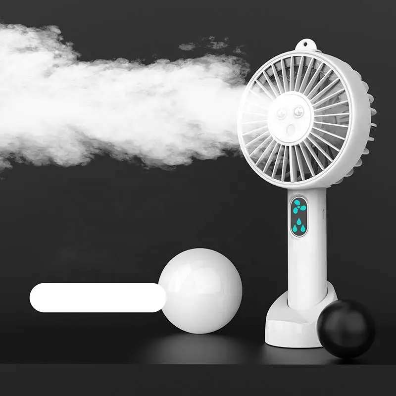 Portable Water Spray Mist Fan Electric USB Rechargeable Hand Mini Fan