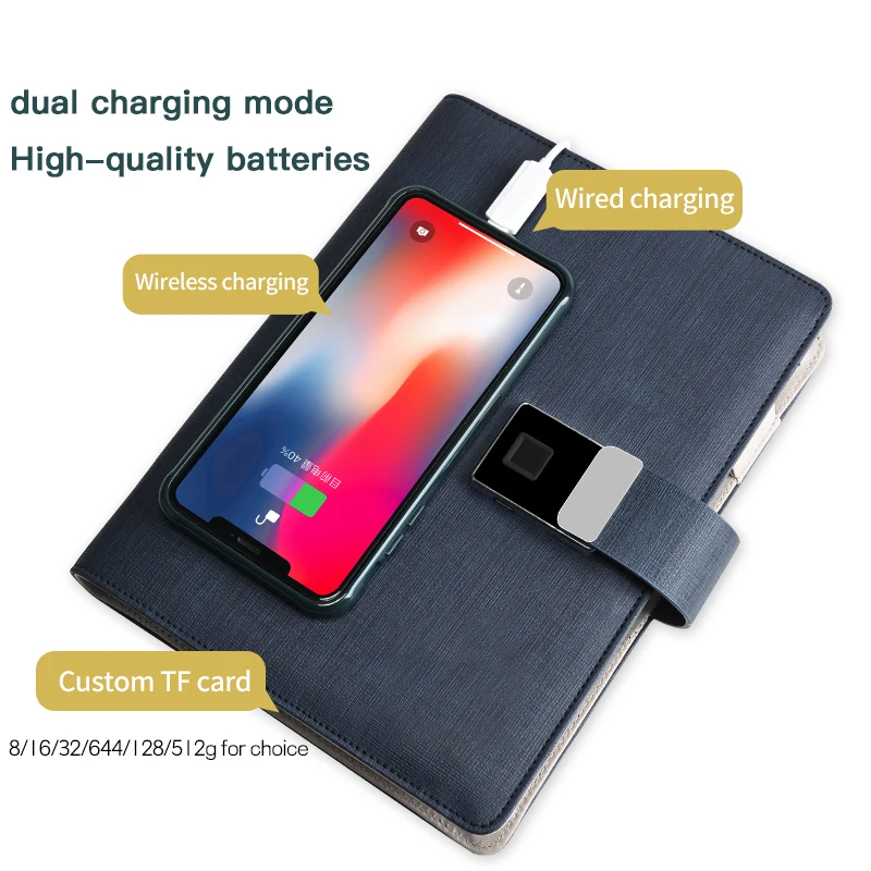 2024 Personalized Business Gift Wedding Video Book With Power Bank 7 Inch LCD Display