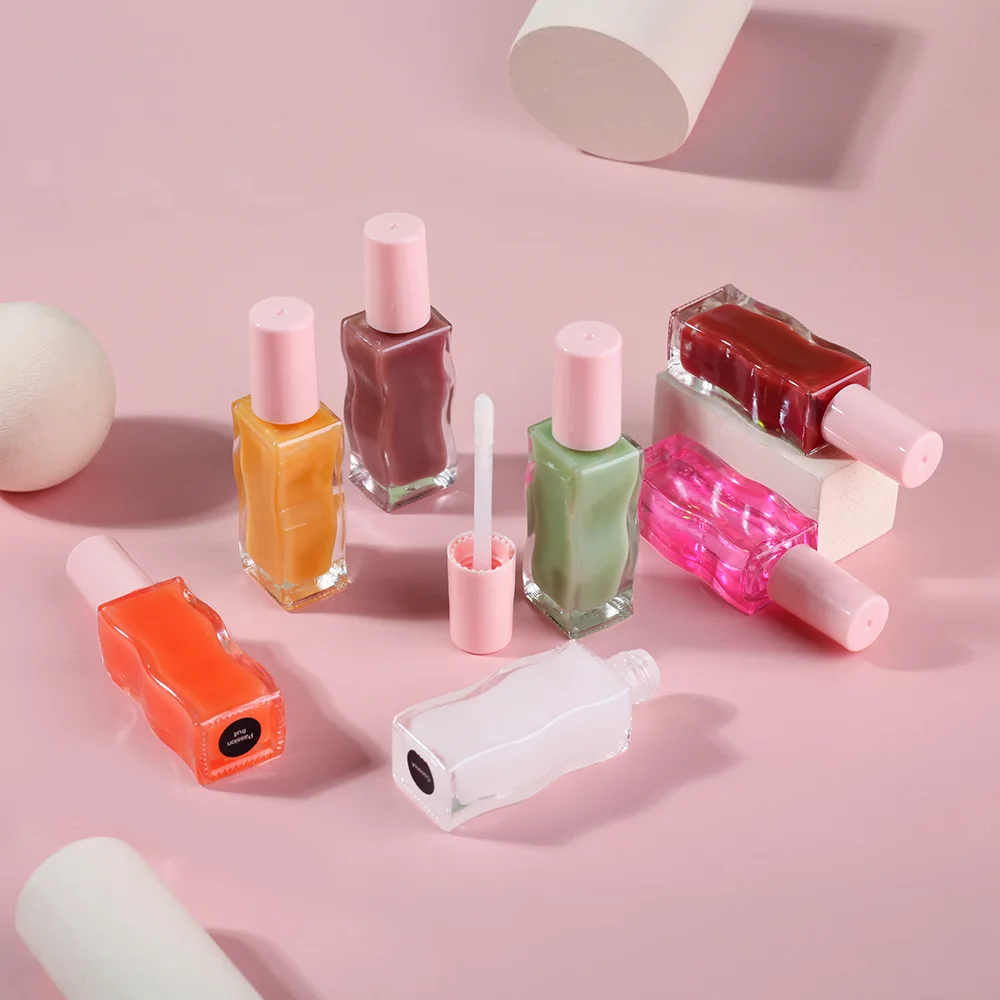 2024 New Custom Logo Magic Color Changing Lip Plumper Gloss Tinted  Fruit Flavor Vegan High-Shine Clear Moisturizing Lip Oil