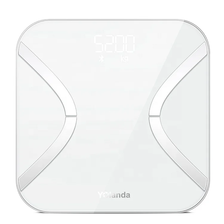 
BLE 4.0 Smart Intelligent Bathroom Body Fat Weight Scale 