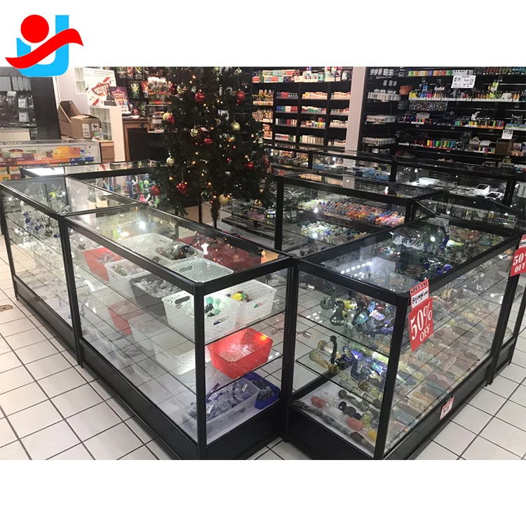 hot sales vitrine showcase for shop quality guarantee full vision display lockable showcase manufacturer super popular RZ