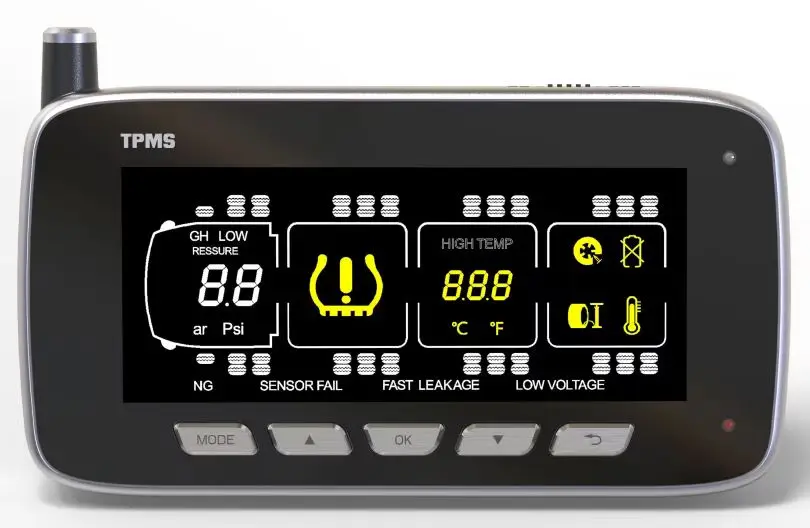 External Internal Sensor 6 8 10 12 14 16 18 22 24 26 28 46 Wheels Tire Pressure Monitoring System industries Truck TPMS
