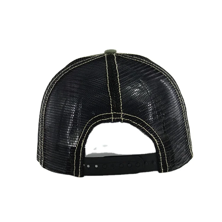 OEM Sublimation 6 Panels 3D Embroidery Baseball Cap Mesh Custom Printing Trucker Hat Caps