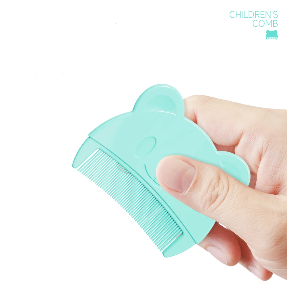 Silicone Waterproof Baby Hair Brush Reusable Baby Comb Set for Cleaning Baby Hair