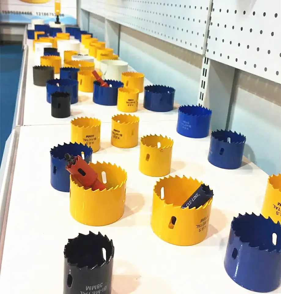 Hot selling HSS bi-metal plastic metal wood bore drill bit hole saw tool kits sets