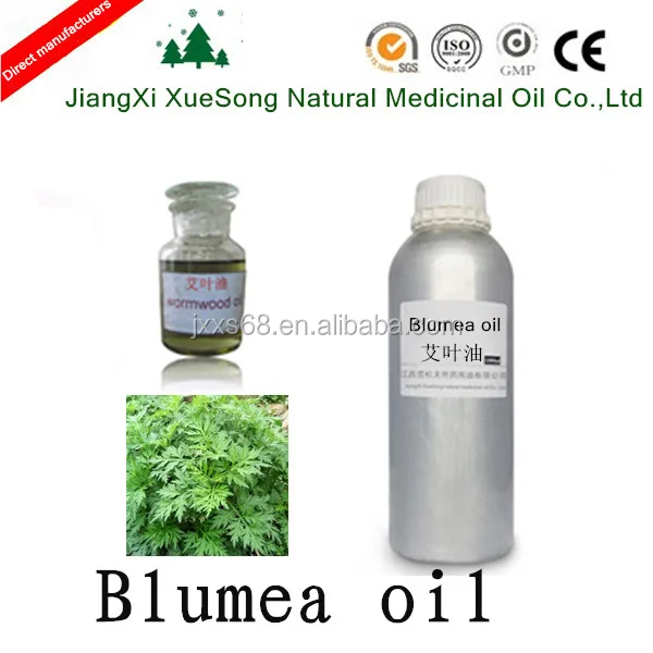 Manufacturer Supply Natural Artemisia Blumea Essential Oil Blumea Leaf Oil Mugwort Oil For Aromatherapy Massage