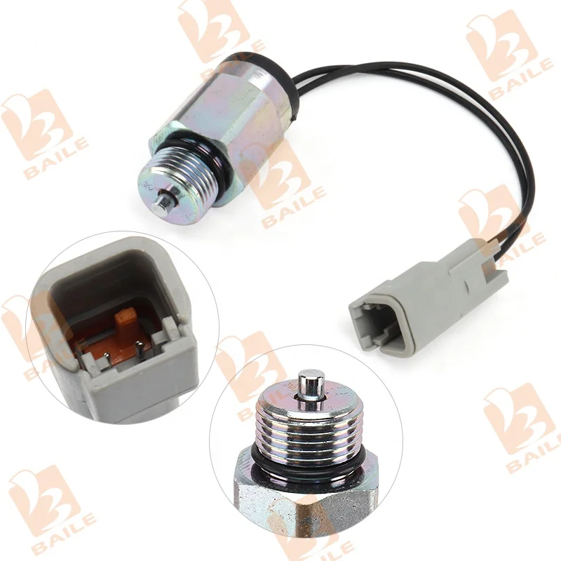 Shut Off Fuel Flameout Solenoid 6677383 for Bobcat Excavator Engine Parts 6677383 Solenoid