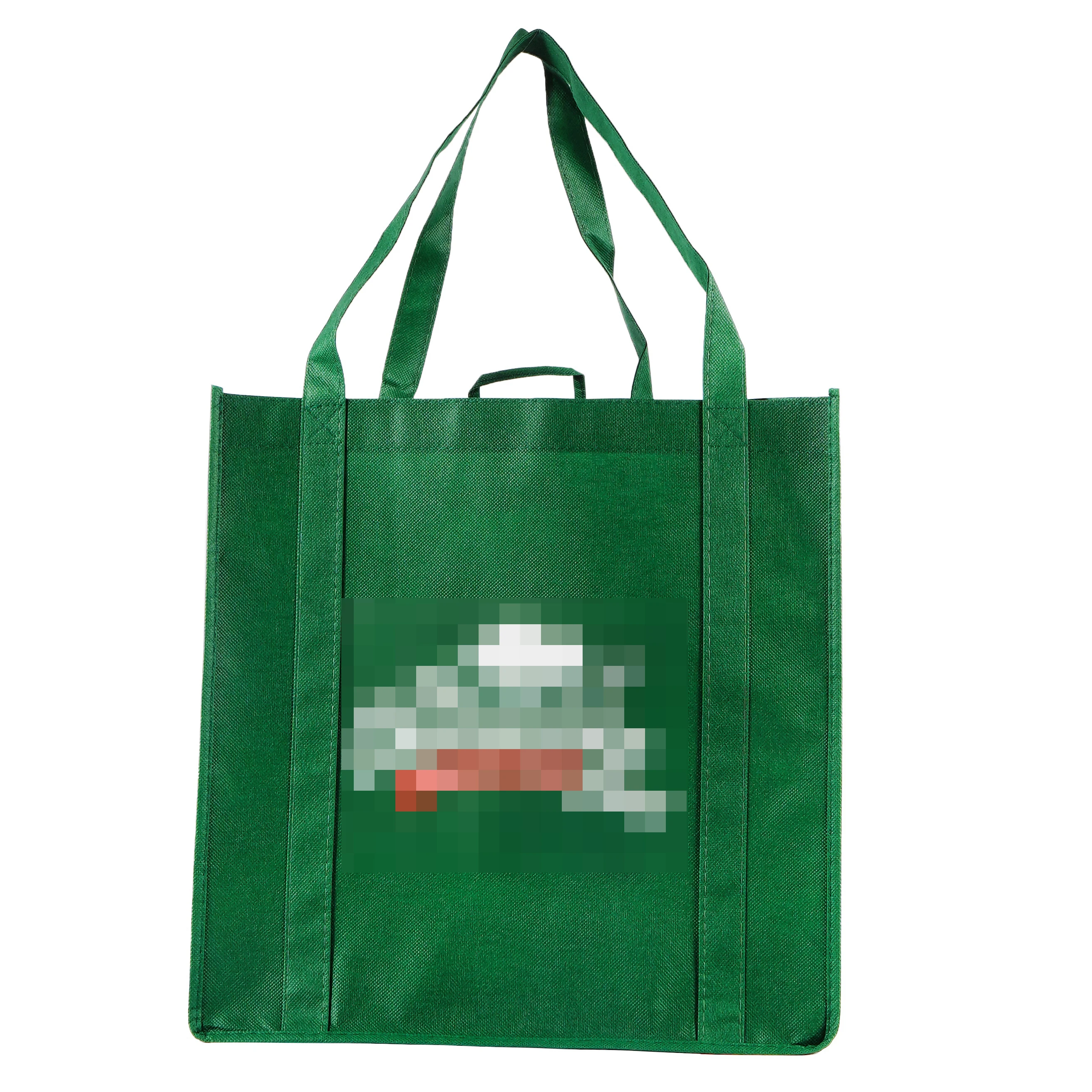 Оптовая продажа, сумка-тоут большого размера из переработанного полипропилена, нетканого полотна