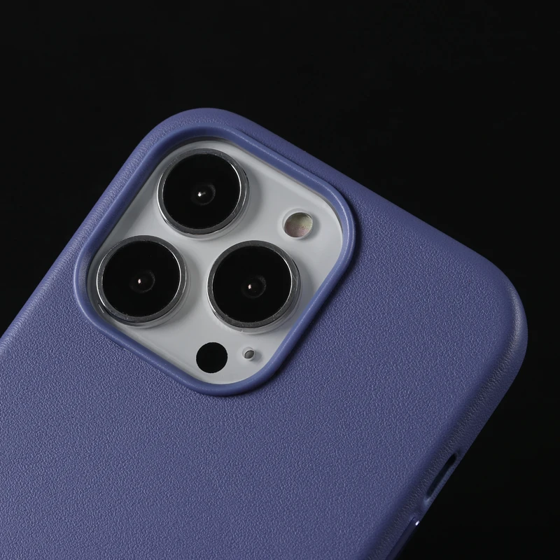 Leyi leather luxury corner protect button wireless charging magnetic magsafes texture phone case for iPhone 14 pro max 11 12 13