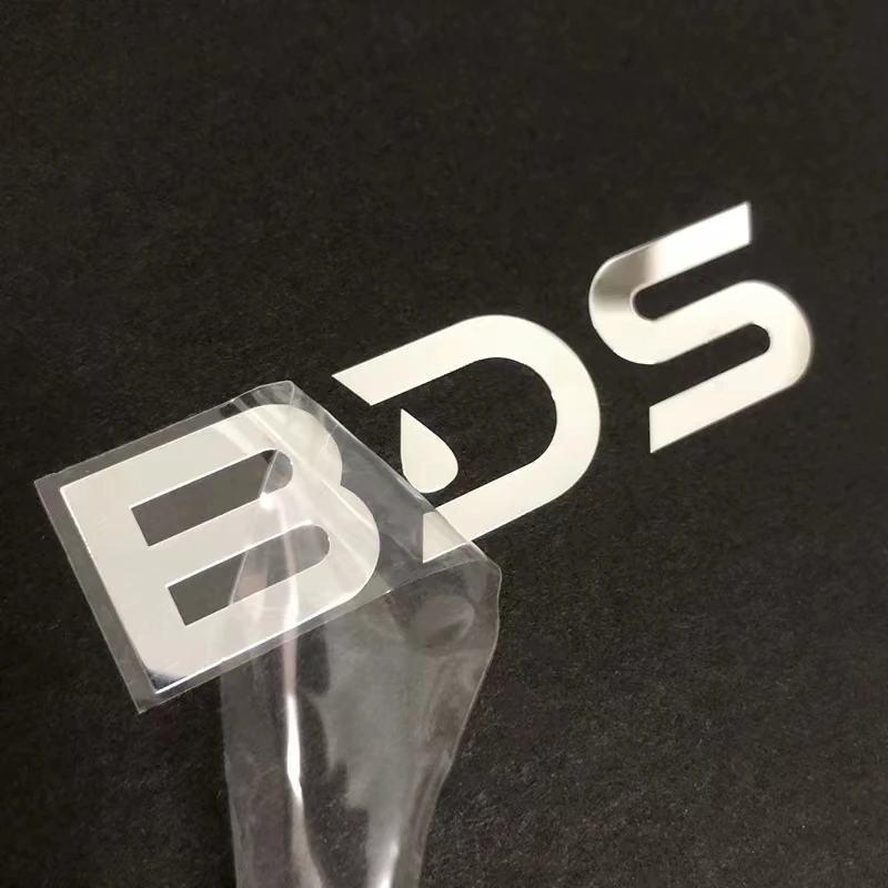 Custom Logo 3d  Label Decals Metallic Stickers, Waterproof Luxury Gold Foil Transfer Metal Stickers