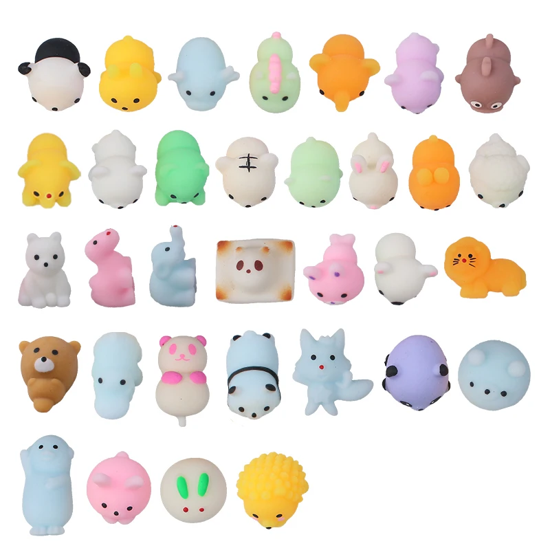 High Quality Promotional Gift Grassland Animal Series Kawaii Mini Mochi Squishy for Kids