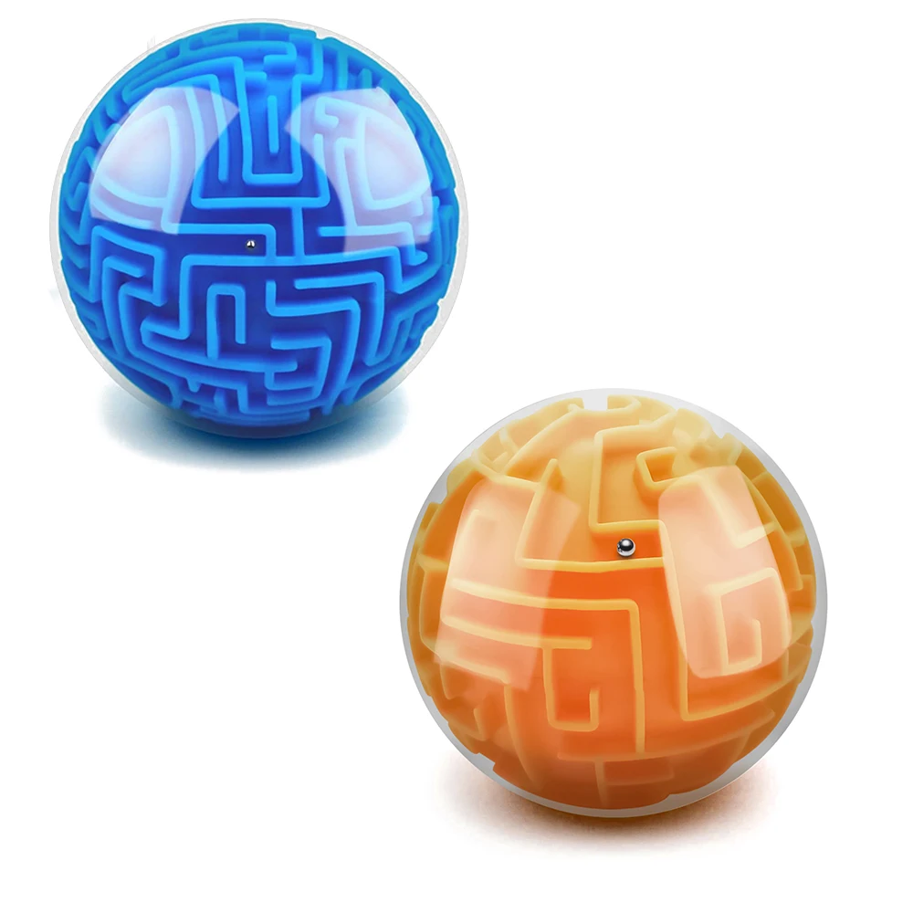 Educational Toy Protection Material Plastic Child Game Toy 3D Maze Cube Maze Puzzle Ball