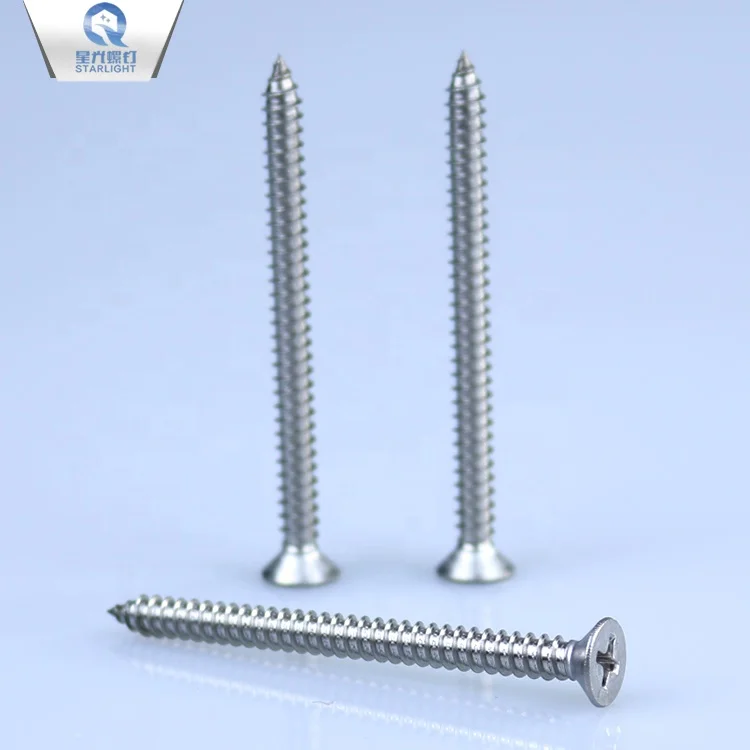 Self tapping galvanized screw flat head , Furniture Screws