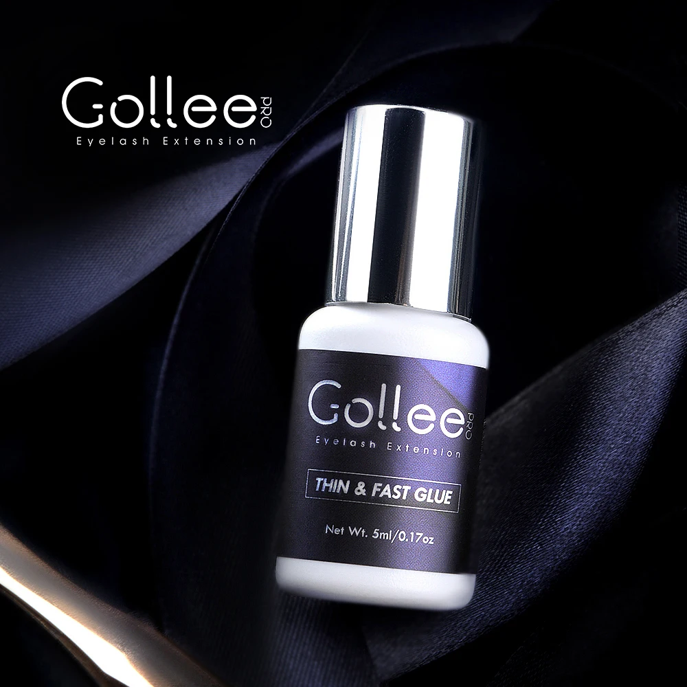Gollee Japan 3D Oil Water Mink 0.5 Sec Premium Adhesive Smart Plus Good Retention Latex Mini Brand 1Sec 5ML Lash Glue
