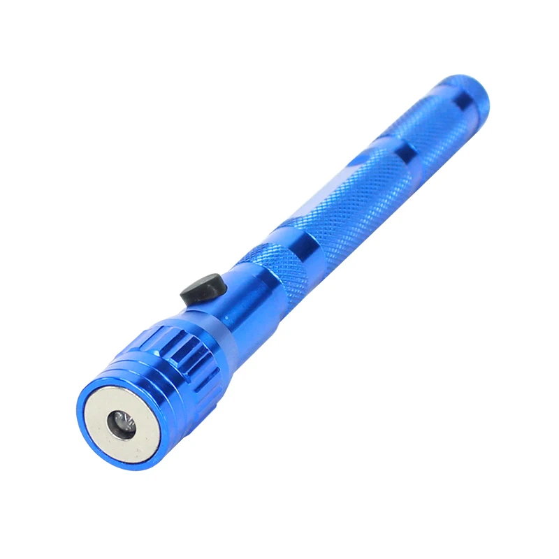 Gift Aluminum Alloy LED torch with magnet Mini Flexible Telescopic Flashlight