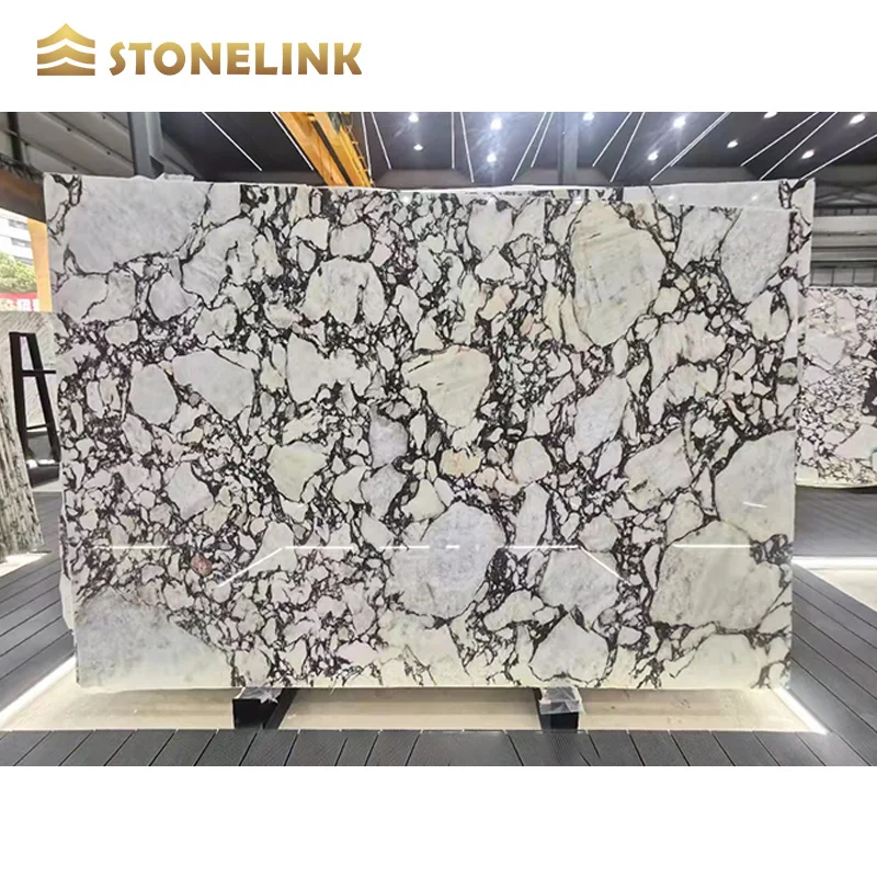 Italy luxury Modern Home Decor Calacatta Purple Viola Marble For Coffee Table and Table Top  Purple Viola for us