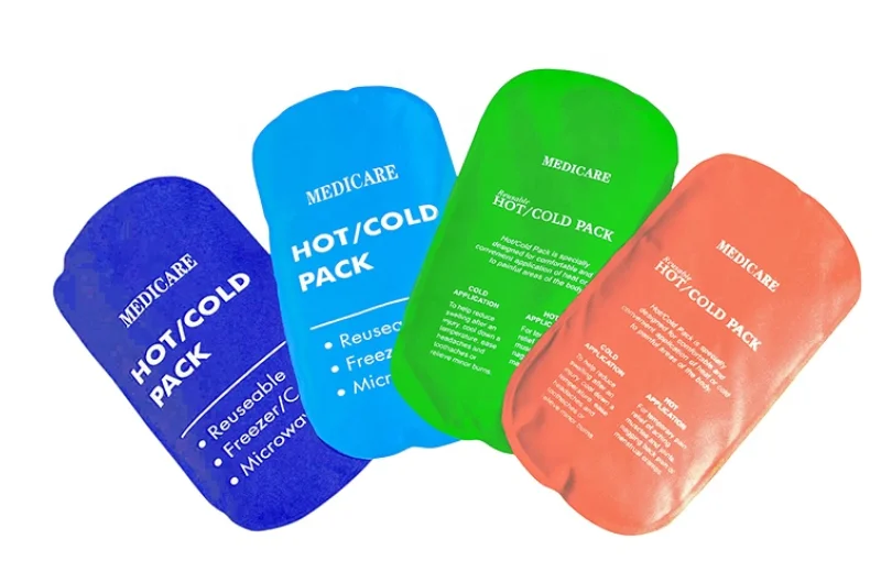 Gel Cold & Hot Packs with Adjustable Wrap. Reusable Warm or Ice Packs for Injuries, Hip, Shoulder, Knee, Back Pain