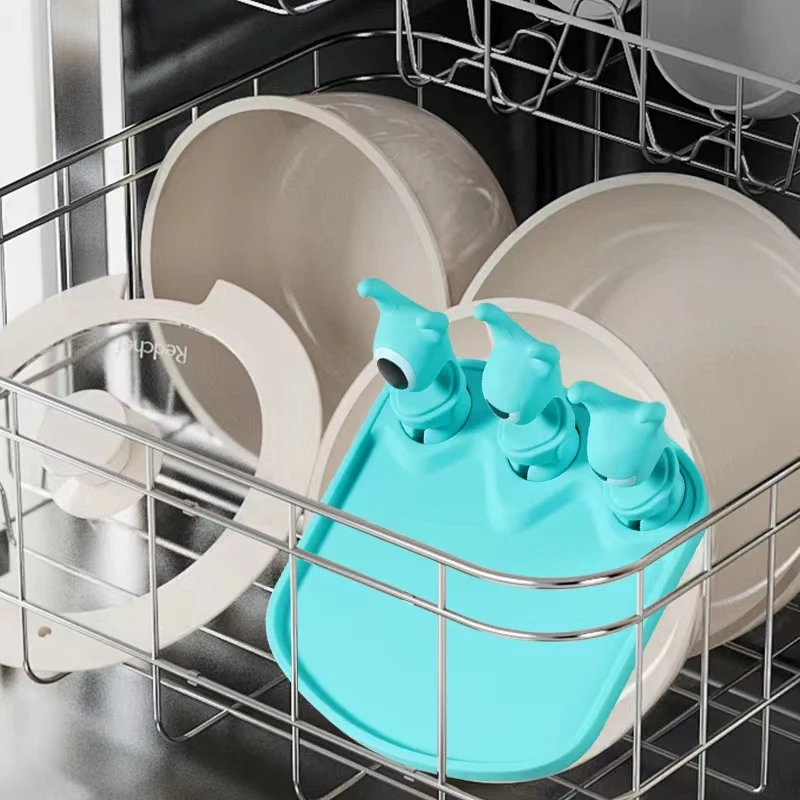 New Design Heat-Resistant BPA-Free Grill Utensil Rest & Spoon Holder for Kitchen Counter Silicone Spoon Rest with Drip Pad