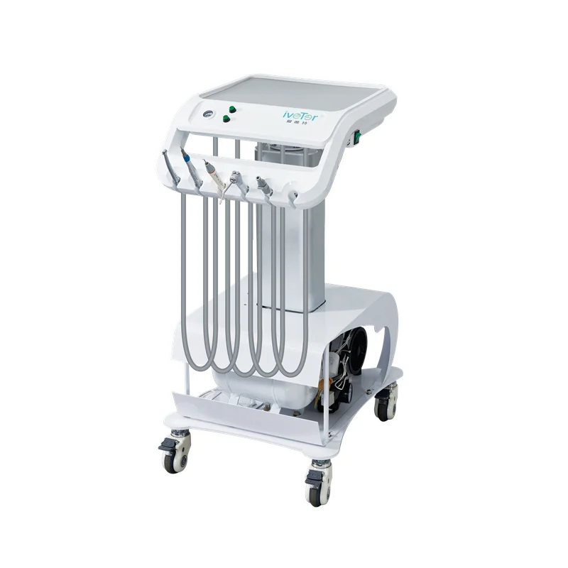 Mobile dental trolley Built-in Socket dental tool storage cart trolley multi functions pet treatment table
