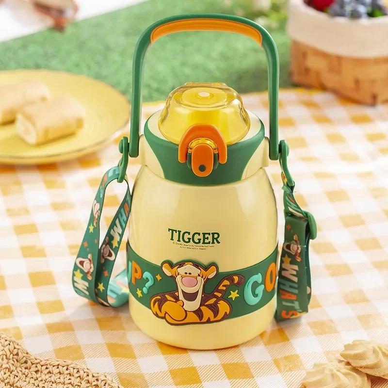 1000ml High-value alien Cartoon Girl Vacuum Cup Stainless Steel Large-capacity sealed Leak-proof Water Cup