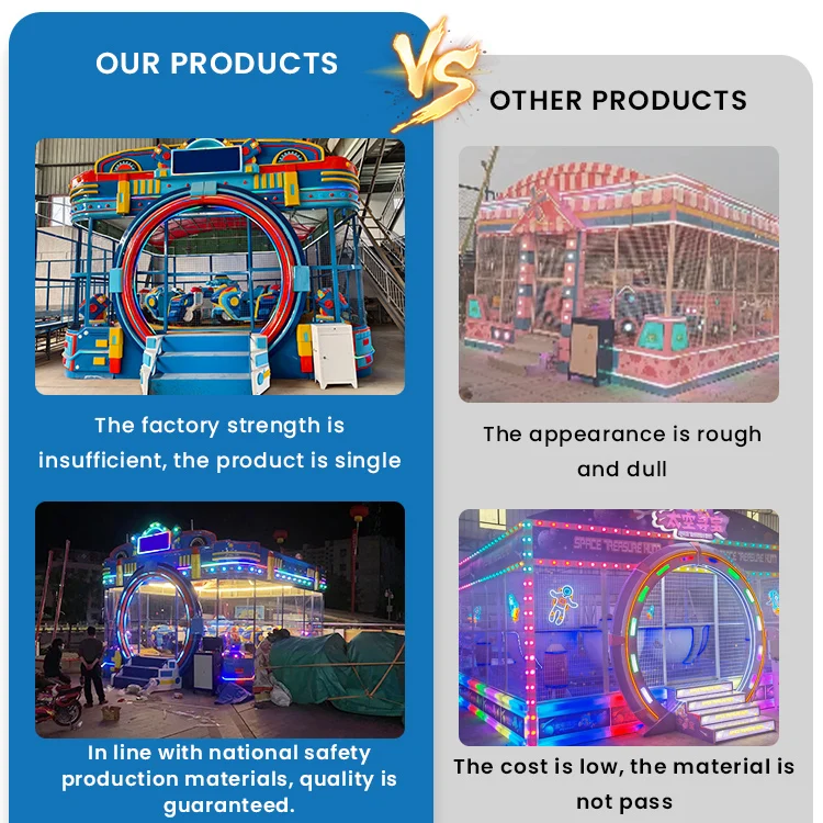 Factory Price Amusement Park Plant agent spray ball cart Outdoor Rotating Cup amusement equipment For Sale