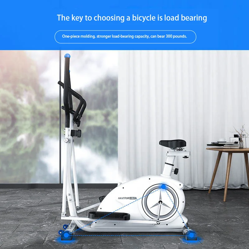 Elliptical Machine Space Walking Machine Exercise Bike Magnetically Controlled Silent Home Fitness Equipment