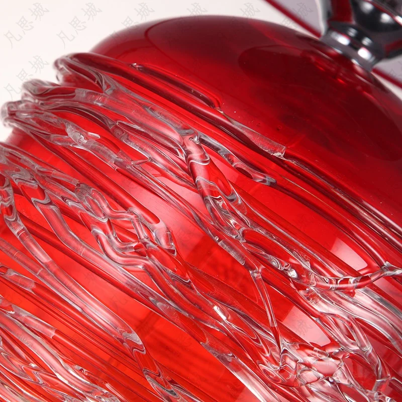 Luxury Glass Desk Lamp Table Lamp Glass with Drum Lampshade for Coffee Table Decor Project