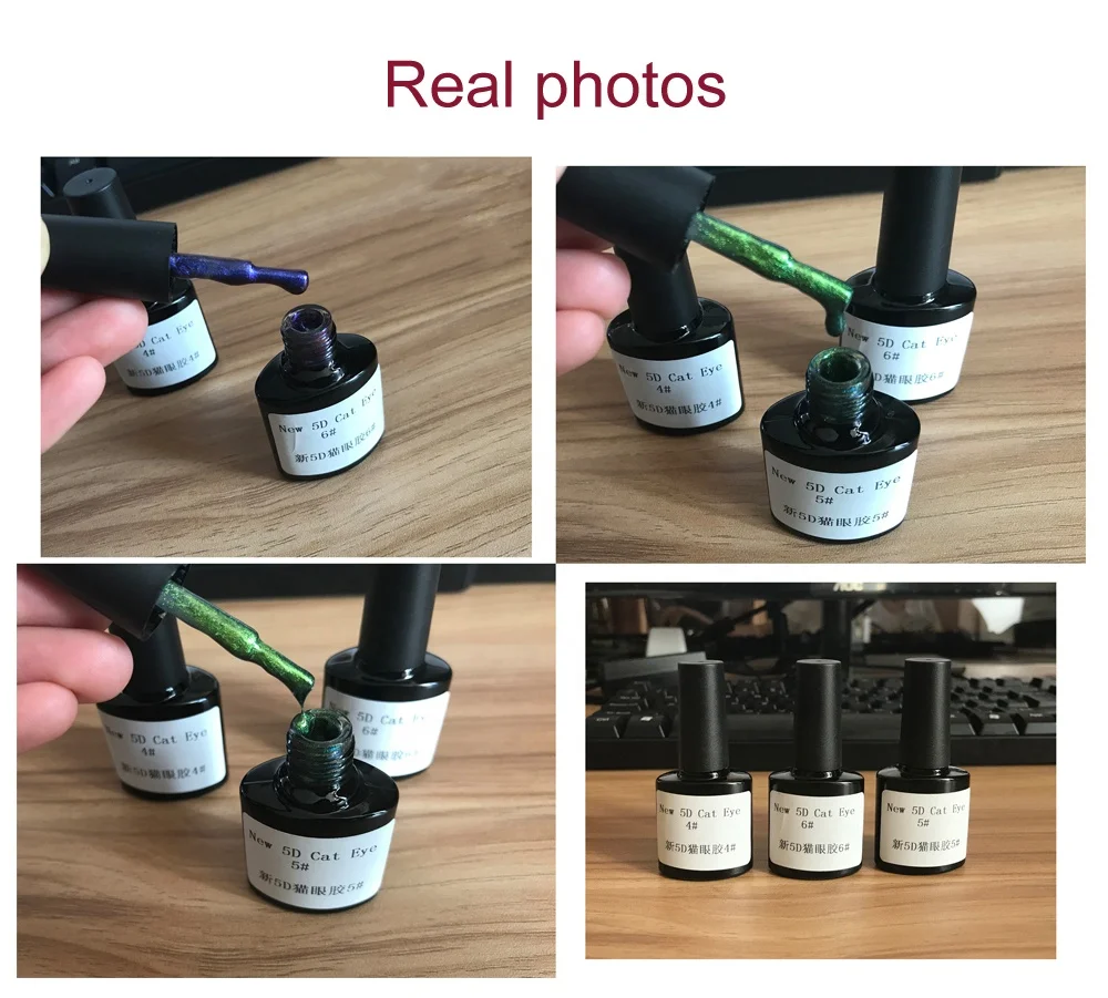 
Wholesale Soak Off High Quality New Arrival 5D Magnet Cat Eye UV Gel Polish Chinese Supplier 