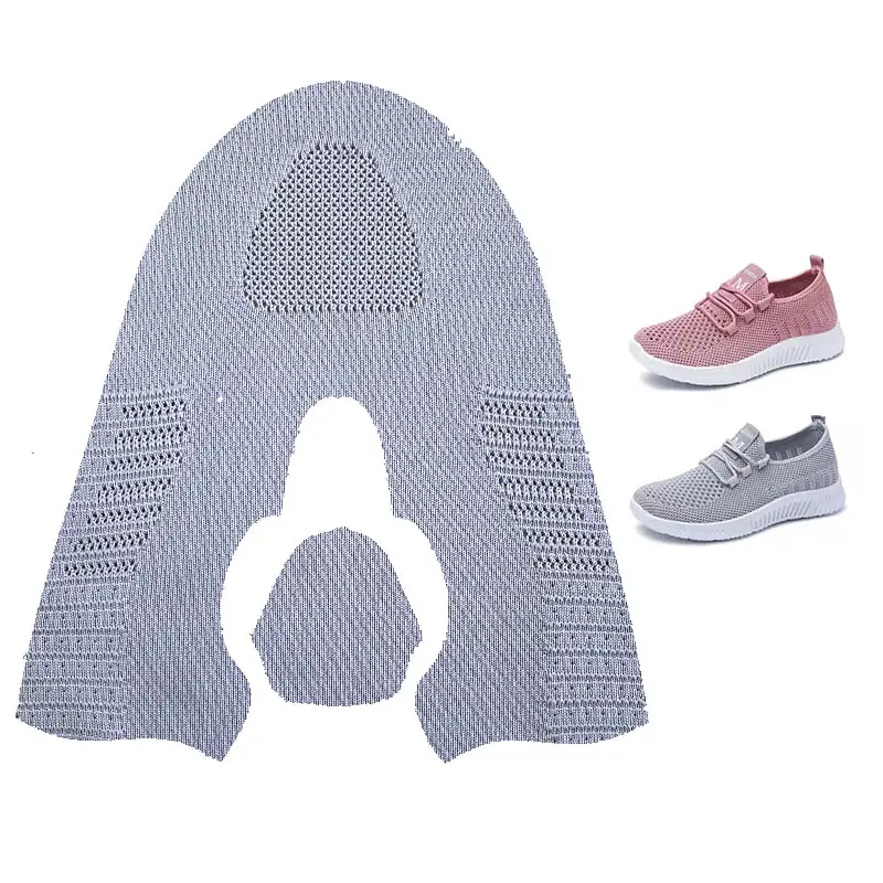 Custom Soft Mesh Shoe Vamp Casual Walking Sport Shoe Upper Breathable Fly Knitting Shoe Upper